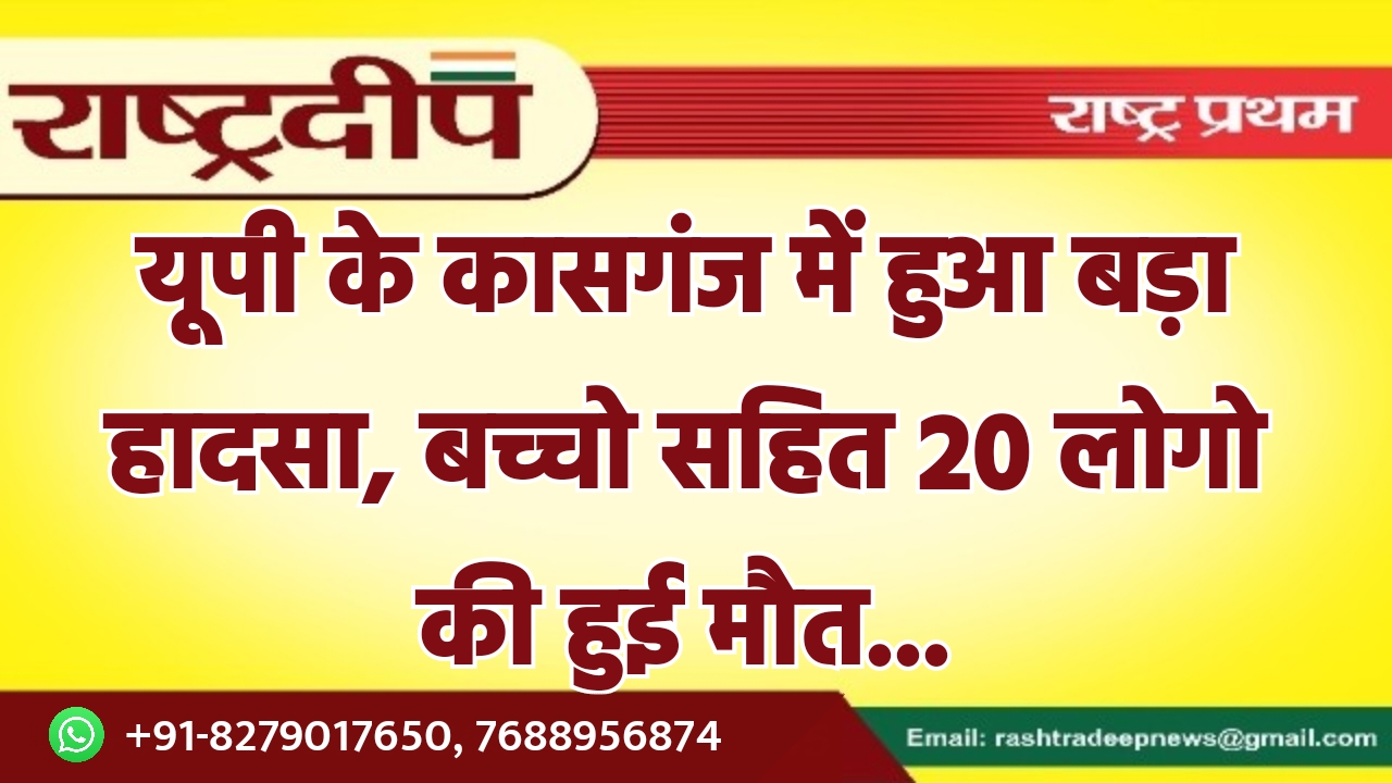 यूपी के कासगंज में हुआ बड़ा…