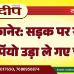 बीकानेर: सड़क पर खड़ी स्कॉर्पियो उड़ा ले गए चोर…