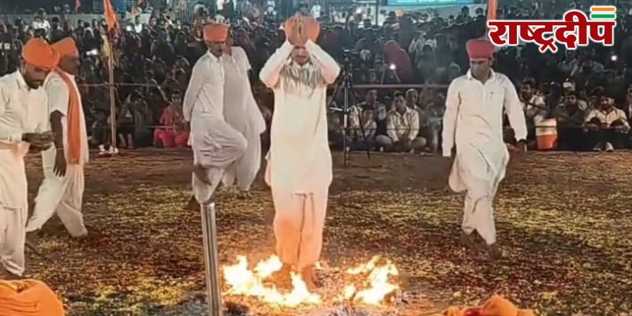 सूरत में पहली बार विश्व प्रसिद्ध अग्नि नृत्य का भव्य आयोजन, उमड़ा श्रद्धालुओं का सैलाब…